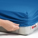 Prześcieradło jersey z gumką 180x200 chabrowe 032 grube 150g/m2 KARO Prześcieradło jersey z gumką 180x200 chabrowe 032 grube 150g/m2 KARO