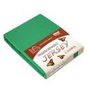 Prześcieradło jersey z gumką 180x200 zielone trawiaste 049 grube 150g/m2 KARO
