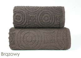 Ręcznik Emma 2 50x100 brązowy 500g/m2 frotte Greno