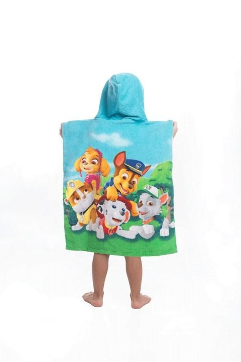 Poncho dla dzieci 50x115 Psi Patrol Paw Skye Marshall Rublle Chase Rocky 4413 ręcznik z kapturem Poncho dla dzieci 50x115 Psi Patrol Paw Skye Marshall Rublle Chase Rocky 4413 ręcznik z kapturem