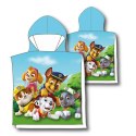 Poncho dla dzieci 50x115 Psi Patrol Paw Skye Marshall Rublle Chase Rocky 4413 ręcznik z kapturem Poncho dla dzieci 50x115 Psi Patrol Paw Skye Marshall Rublle Chase Rocky 4413 ręcznik z kapturem