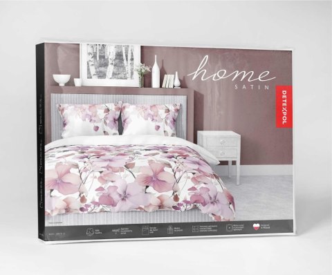 Pościel satynowa 140x200 Biała w pastelowe kwiaty - romantyczna elegancja, 100% bawełna - 5478 B - Home Satin 71 Pościel satynowa 140x200 Biała w pastelowe kwiaty - romantyczna elegancja, 100% bawełna - 5478 B - Home Satin 71