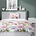Pościel satynowa 140x200 Biała w pastelowe kwiaty - subtelna elegancja, 100% bawełna - 5482 A - Home Satin 71 Pościel satynowa 140x200 Biała w pastelowe kwiaty - subtelna elegancja, 100% bawełna - 5482 A - Home Satin 71