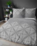 Pościel satynowa 140x200 Szara z geometrycznym wzorem - nowoczesna klasyka, 100% bawełna - 5483 B - Home Satin 71 Pościel satynowa 140x200 Szara z geometrycznym wzorem - nowoczesna klasyka, 100% bawełna - 5483 B - Home Satin 71