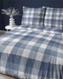 Pościel satynowa 160x200 Granatowa kratka - stylowa i uniwersalna, 100% bawełna - 4825 A - Home Satin 71 Pościel satynowa 160x200 Granatowa kratka - stylowa i uniwersalna, 100% bawełna - 4825 A - Home Satin 71