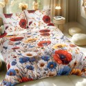 Pościel satynowa 160x200 Łąka kolorowa 12412 SATYNLOVE PREMIUM Pościel satynowa 160x200 Łąka kolorowa 12412 SATYNLOVE PREMIUM