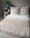 Pościel satynowa 220x200 Beżowe groszki na bieli - minimalistyczny wzór, 100% bawełna 5474 A - Home Satin 71 Pościel satynowa 220x200 Beżowe groszki na bieli - minimalistyczny wzór, 100% bawełna 5474 A - Home Satin 71