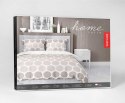 Pościel satynowa 220x200 Beżowe groszki na bieli - minimalistyczny wzór, 100% bawełna 5474 A - Home Satin 71 Pościel satynowa 220x200 Beżowe groszki na bieli - minimalistyczny wzór, 100% bawełna 5474 A - Home Satin 71