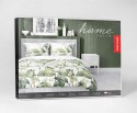 Pościel satynowa 220x200 Biała z zielonymi liśćmi i kwiatami - botaniczna świeżość, 100% bawełna - 5481 A - Home Satin 71 Pościel satynowa 220x200 Biała z zielonymi liśćmi i kwiatami - botaniczna świeżość, 100% bawełna - 5481 A - Home Satin 71