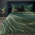 Pościel satynowa 220x200 Premium 3 zielona złota liście Eurofirany Pościel satynowa 220x200 Premium 3 zielona złota liście Eurofirany