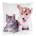 Poszewka dekoracyjna 45x45 Animal 70 Kotek i Piesek Eurofirany Poszewka dekoracyjna 45x45 Animal 70 Kotek i Piesek Eurofirany
