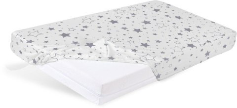 Prześcieradło bawełniane z gumką 70x140 gwiazdy galaktyka do łóżeczka dziecięcego BabyMatex Prześcieradło bawełniane z gumką 70x140 gwiazdy galaktyka do łóżeczka dziecięcego BabyMatex