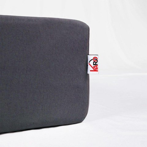Prześcieradło jersey z gumką 60x120 antracytowe 041 Constance KARO Prześcieradło jersey z gumką 60x120 antracytowe 041 Constance KARO