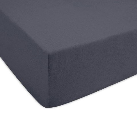 Prześcieradło jersey z gumką 60x120 antracytowe 041 Constance KARO Prześcieradło jersey z gumką 60x120 antracytowe 041 Constance KARO