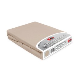 Prześcieradło jersey z gumką 60x120 beżowe 018 Constance KARO