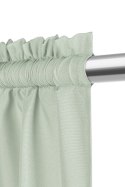 Zasłona gotowa 140x175 szałwiowa na taśmie Viva do salonu Zasłona gotowa 140x175 szałwiowa na taśmie Viva do salonu
