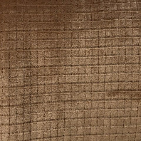 Koc narzuta z mikrofibry 200x220 Kostka beżowy 12 Koc narzuta z mikrofibry 200x220 Kostka beżowy 12
