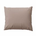 Pościel adamaszkowa 220x200 taupe beżowa ciemna jednobarwna paski 1 cm Pure Pościel adamaszkowa 220x200 taupe beżowa ciemna jednobarwna paski 1 cm Pure