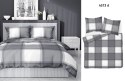 Pościel bawełniana 180x200 szara krata 4573 A Bawełna 16 Pościel bawełniana 180x200 szara krata 4573 A Bawełna 16