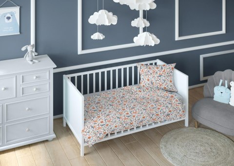 Poszewka bawełniana 50x60 zwierzęta dziecięca zapinana na suwak 3697 C KARO Kraina Snów Poszewka bawełniana 50x60 zwierzęta dziecięca zapinana na suwak 3697 C KARO Kraina Snów