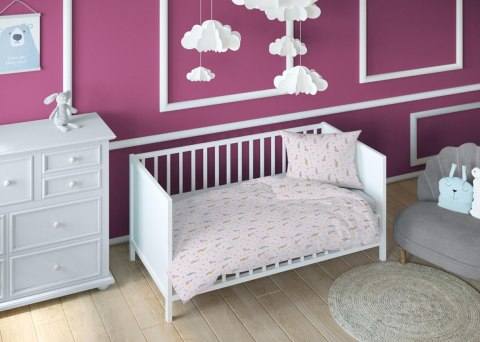 Poszewka bawełniana 70x80 królik balet różowa dziecięca zapinana na suwak 3810 A KARO Kraina Snów Poszewka bawełniana 70x80 królik balet różowa dziecięca zapinana na suwak 3810 A KARO Kraina Snów