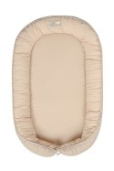 Gniazdko niemowlęce Prestige Muslin 55x80 kremowy materacyk pozycjonujący Gniazdko niemowlęce Prestige Muslin 55x80 kremowy materacyk pozycjonujący