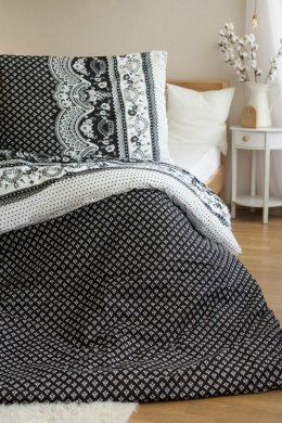 Komplet pościeli 4 szt. 140x200-2szt 70x90 - 2szt.Ornamenty biala z mikrofibry PB25