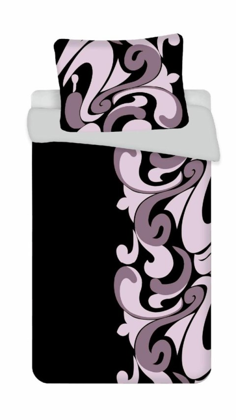 Komplet pościeli 4 szt. 140x200-2szt 70x90 - 2szt.Tattoo czarna szara z mikrofibry PB25 Komplet pościeli 4 szt. 140x200-2szt 70x90 - 2szt.Tattoo czarna szara z mikrofibry PB25