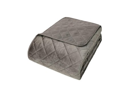 Narzuta dekoracyjna 200x220 Pierre taupe welurowa geometria Narzuta dekoracyjna 200x220 Pierre taupe welurowa geometria
