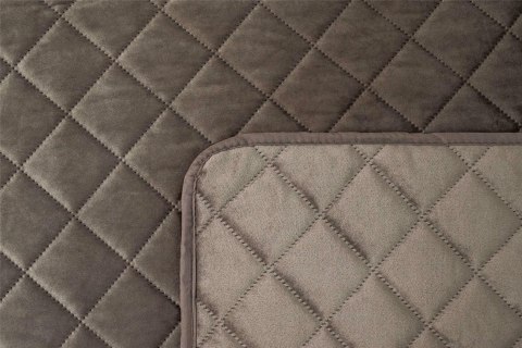 Narzuta dekoracyjna 200x220 Pierre taupe welurowa geometria Narzuta dekoracyjna 200x220 Pierre taupe welurowa geometria