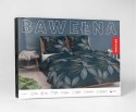 Pościel bawełniana 180x200 granatowa niebieska liście 4567 A Bawełna 16