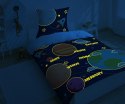 Pościel świecąca w ciemności 140x200 Kosmos planety gwiazdy bawełniana 3038 A 4715 Pościel świecąca w ciemności 140x200 Kosmos planety gwiazdy bawełniana 3038 A 4715