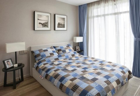 Poszwa z kory 160x200 96/1 Paczłork niebieski guziki 100% bawełna gruba Poszwa z kory 160x200 96/1 Paczłork niebieski guziki 100% bawełna gruba