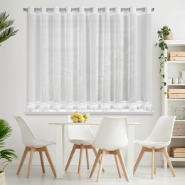 Firana gotowa Kiara 350x150 biała na przelotkach Eurofirany