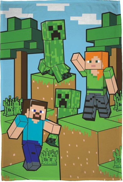 Koc kocyk polarowy 100x150 Minecraft pled dziecięcy Kids 12 Halantex
