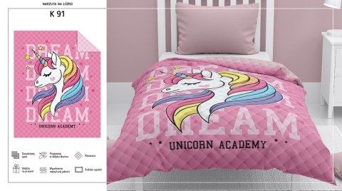 Narzuta młodzieżowa Holland 170x210 K 91 unicorn dwustronna dekoracyjna na łóżko pikowana 13 Narzuta młodzieżowa Holland 170x210 K 91 unicorn dwustronna dekoracyjna na łóżko pikowana 13