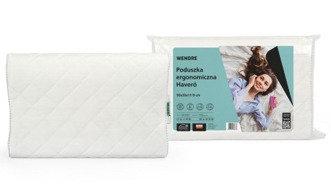 Poduszka Ergonomiczna Havero 50x33x11/9 Biała Wendre Poduszka Ergonomiczna Havero 50x33x11/9 Biała Wendre