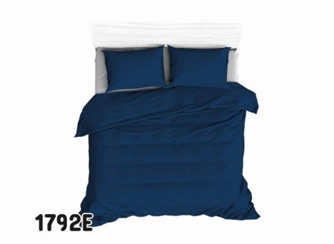 Poszwa bawełniana 160x200 1792E granatowa navy 32 jednobarwna Poszwa bawełniana 160x200 1792E granatowa navy 32 jednobarwna