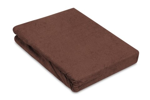 Prześcieradło frotte z gumką 220x200 czekoladowe 18 Classic Prześcieradło frotte z gumką 220x200 czekoladowe 18 Classic