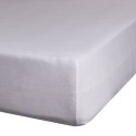 Prześcieradło jersey 3 z gumką 240x220 szare na wysoki materac 30 cm 140 g/m2 Eurofirany