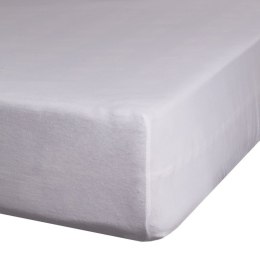 Prześcieradło jersey 3 z gumką 240x220 szare na wysoki materac 30 cm 140 g/m2 Eurofirany