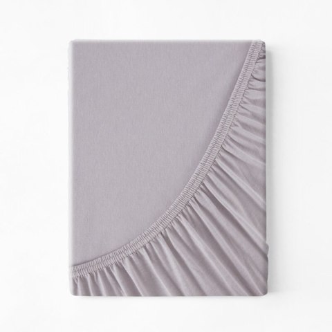Prześcieradło jersey 3 z gumką 240x220 szare na wysoki materac 30 cm 140 g/m2 Eurofirany Prześcieradło jersey 3 z gumką 240x220 szare na wysoki materac 30 cm 140 g/m2 Eurofirany