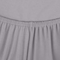 Prześcieradło jersey 3 z gumką 240x220 szare na wysoki materac 30 cm 140 g/m2 Eurofirany