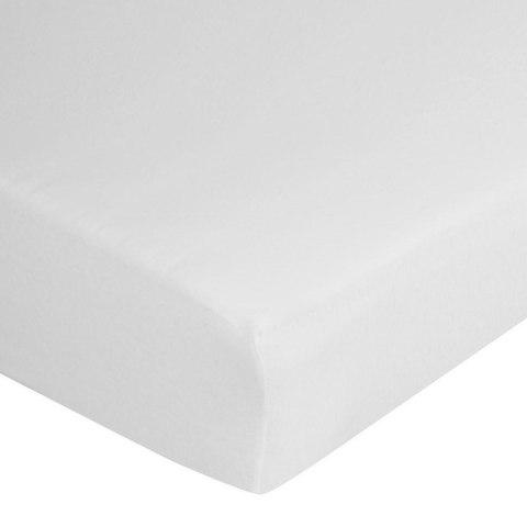 Prześcieradło jersey z gumką 180x200 białe na wysoki materac 30 cm 125 g/m2 Prześcieradło jersey z gumką 180x200 białe na wysoki materac 30 cm 125 g/m2