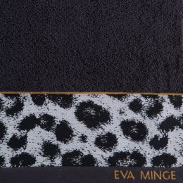 Ręcznik Eva 22 70x140 czarny frotte bawełniany 500 g/m2 Eva Minge Eurofirany