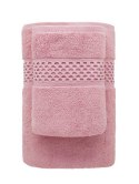 Ręcznik Rete 70x140 różowy frotte 650 g/m2 bawełniany przędza dwupętelkowa soft touch 24/2 Ręcznik Rete 70x140 różowy frotte 650 g/m2 bawełniany przędza dwupętelkowa soft touch 24/2