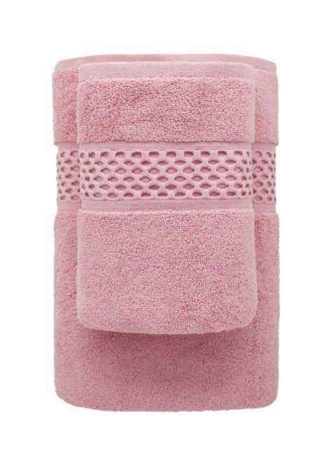 Ręcznik Rete 70x140 różowy frotte 650 g/m2 bawełniany przędza dwupętelkowa soft touch 24/2 Ręcznik Rete 70x140 różowy frotte 650 g/m2 bawełniany przędza dwupętelkowa soft touch 24/2