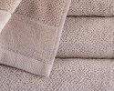 Ręcznik Vito 100x150 beżowy perłowy frotte bawełniany 550 g/m2