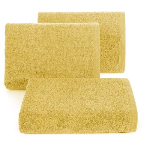 Rękawica kąpielowa frotte bawełniana 400 g/m² - musztardowa - Mono Rękawica kąpielowa frotte bawełniana 400 g/m² - musztardowa - Mono