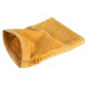Rękawica kąpielowa frotte bawełniana 500 g/m² - musztardowa - Mono